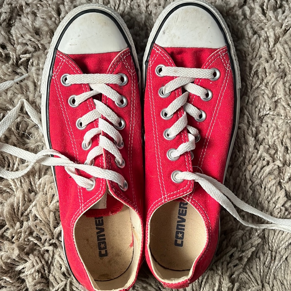 Red Converse Sneakers